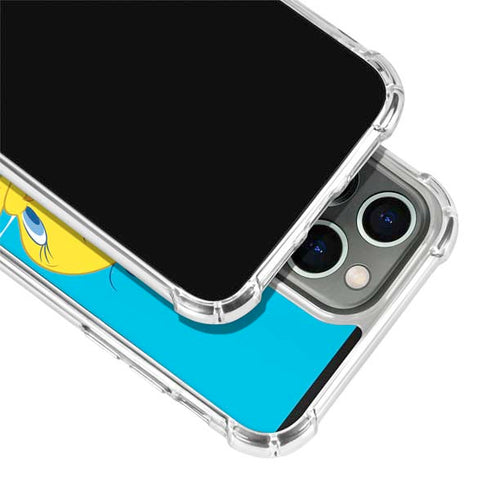 Looney Tunes Tweety Bird Flying iPhone 14 Pro Clear Case